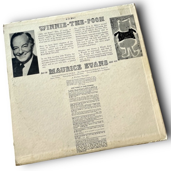 Winnie-The-Pooh by Maurice Evans LP Vinyl Record - Picture 2 of 4